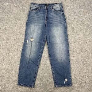 Poison Mushroom Women's Petite Denim Jeans Distressed Size 30